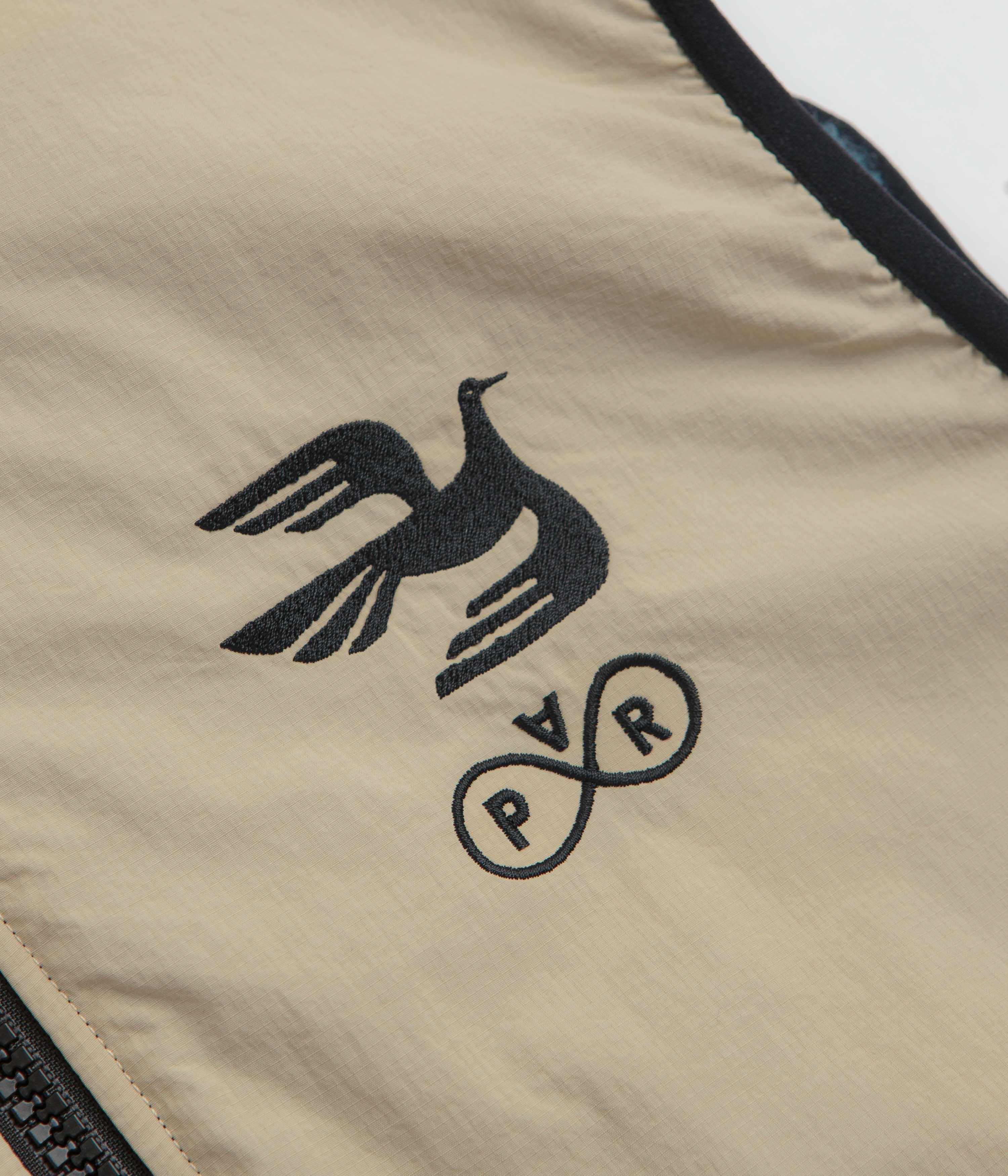 by Parra Infinite Bird Reversible Vest - Navy Blue