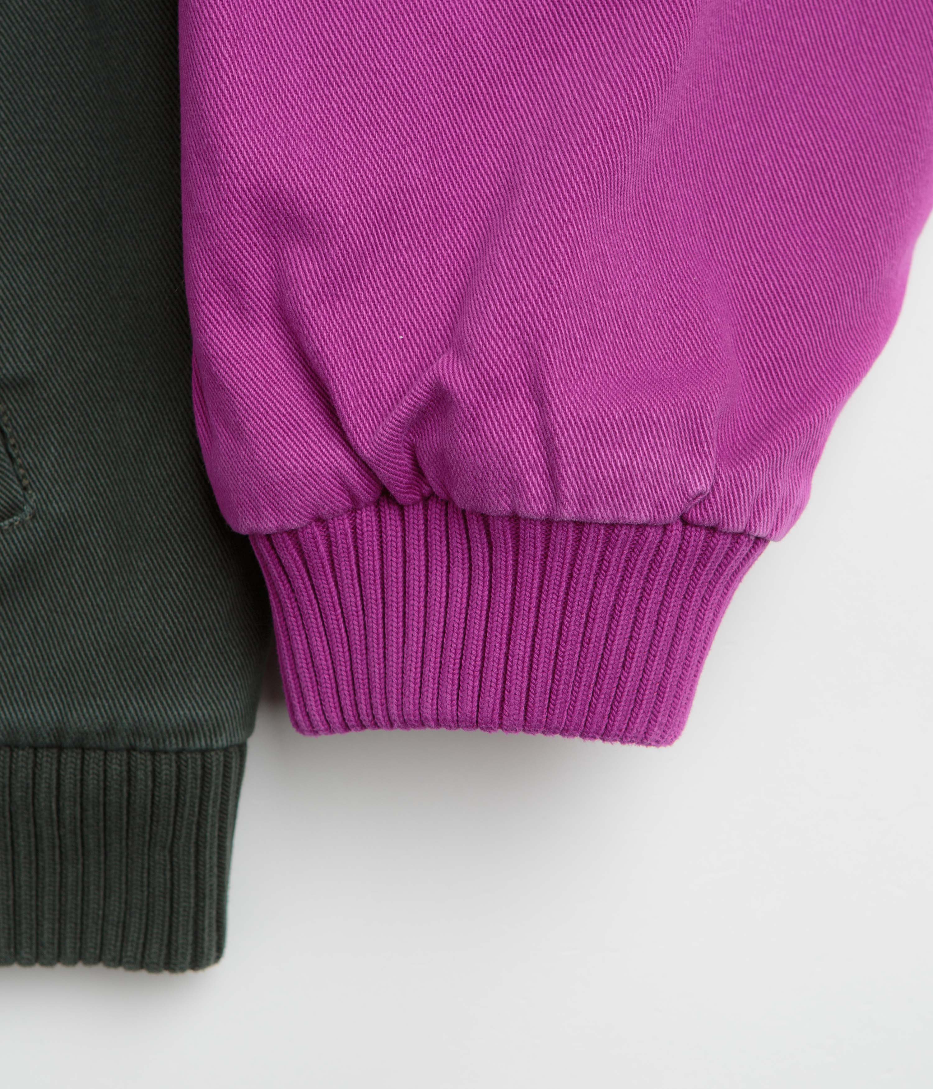 by Parra Owl Meets Rat Racing Jacket - Purple Pink