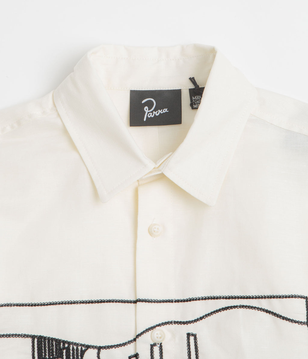 by Parra The Dunes Short Sleeve Shirt - Off White