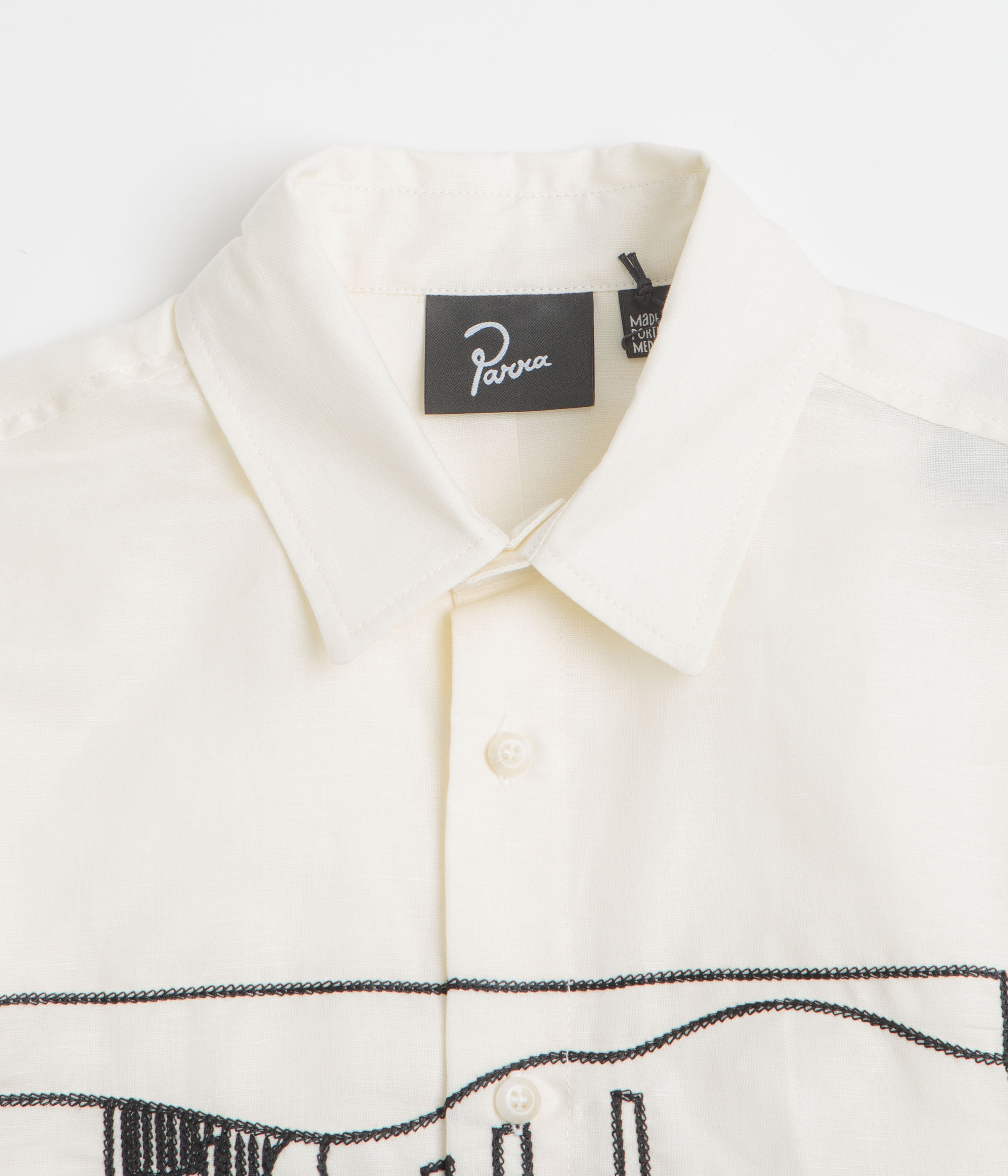 by Parra The Dunes Short Sleeve Shirt - Off White