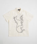 by Parra Vertical Horse Short Sleeve Shirt - Off White