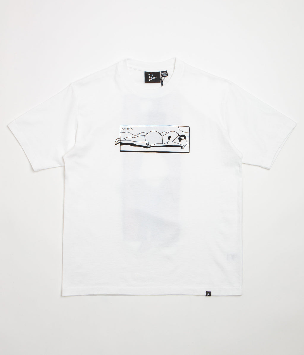 by Parra Vertical Thoughts T-Shirt - White