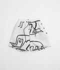 by Parra Yoga Walks Swim Shorts - White