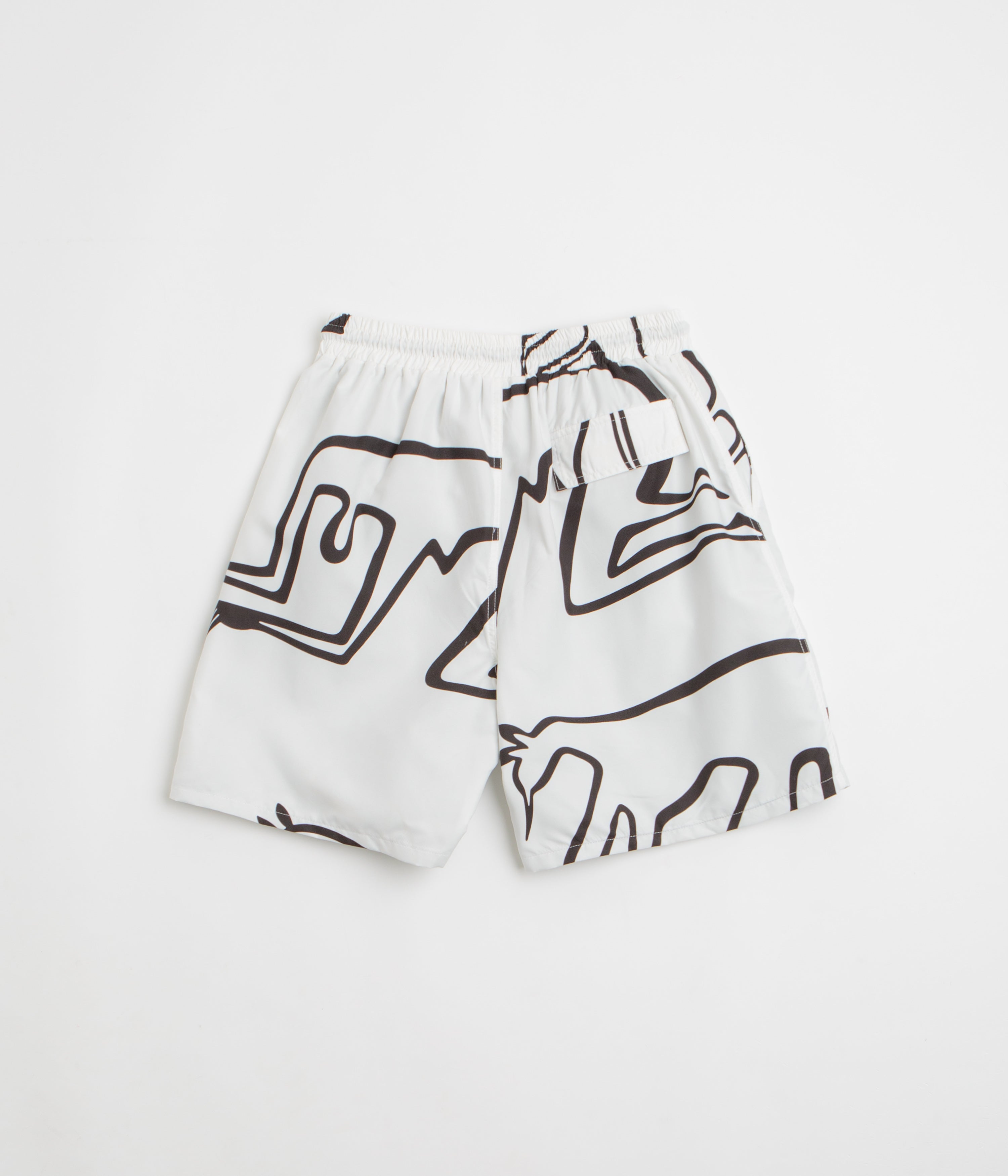 by Parra Yoga Walks Swim Shorts - White