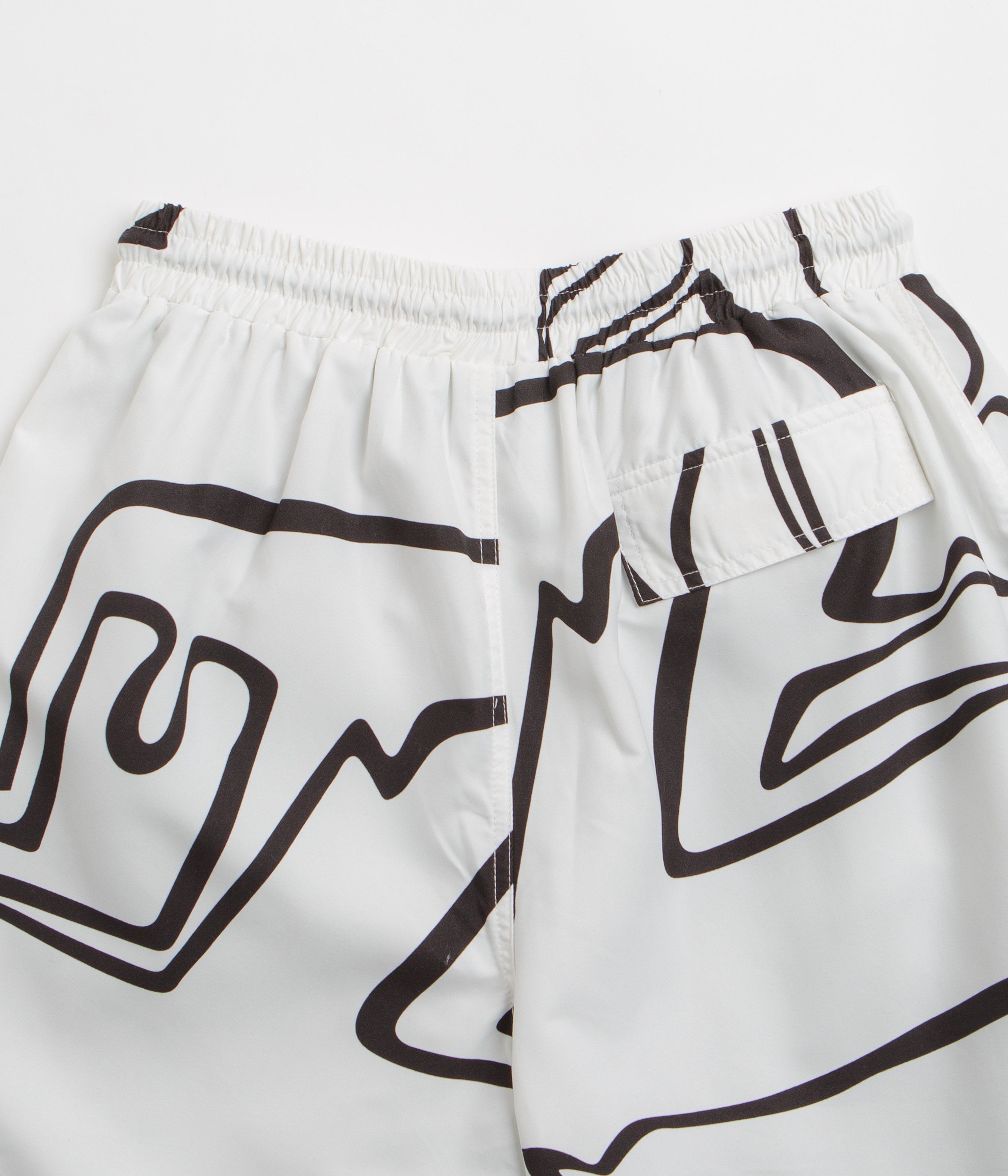by Parra Yoga Walks Swim Shorts - White
