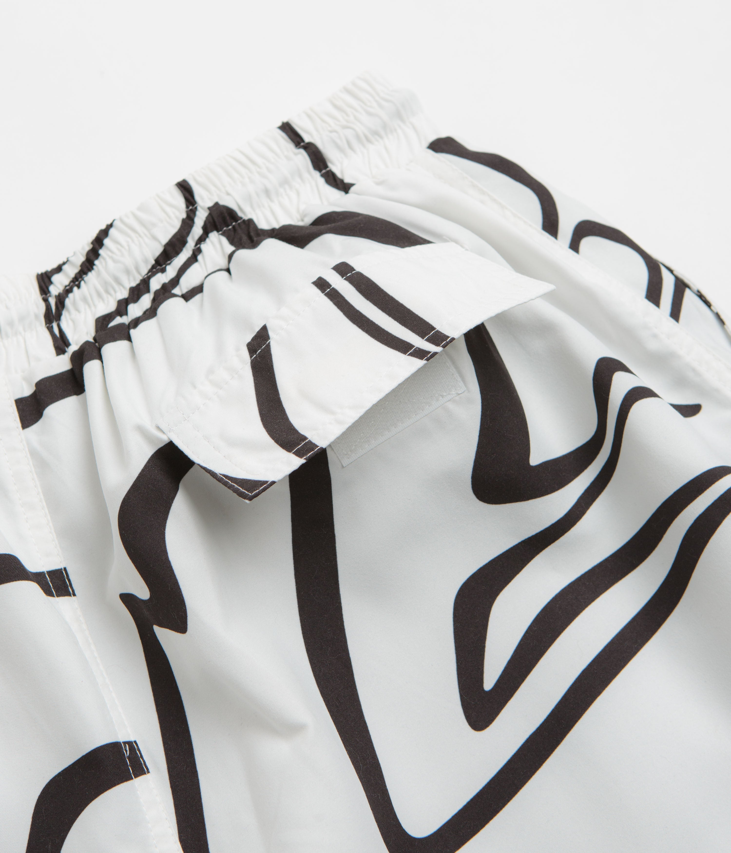 by Parra Yoga Walks Swim Shorts - White