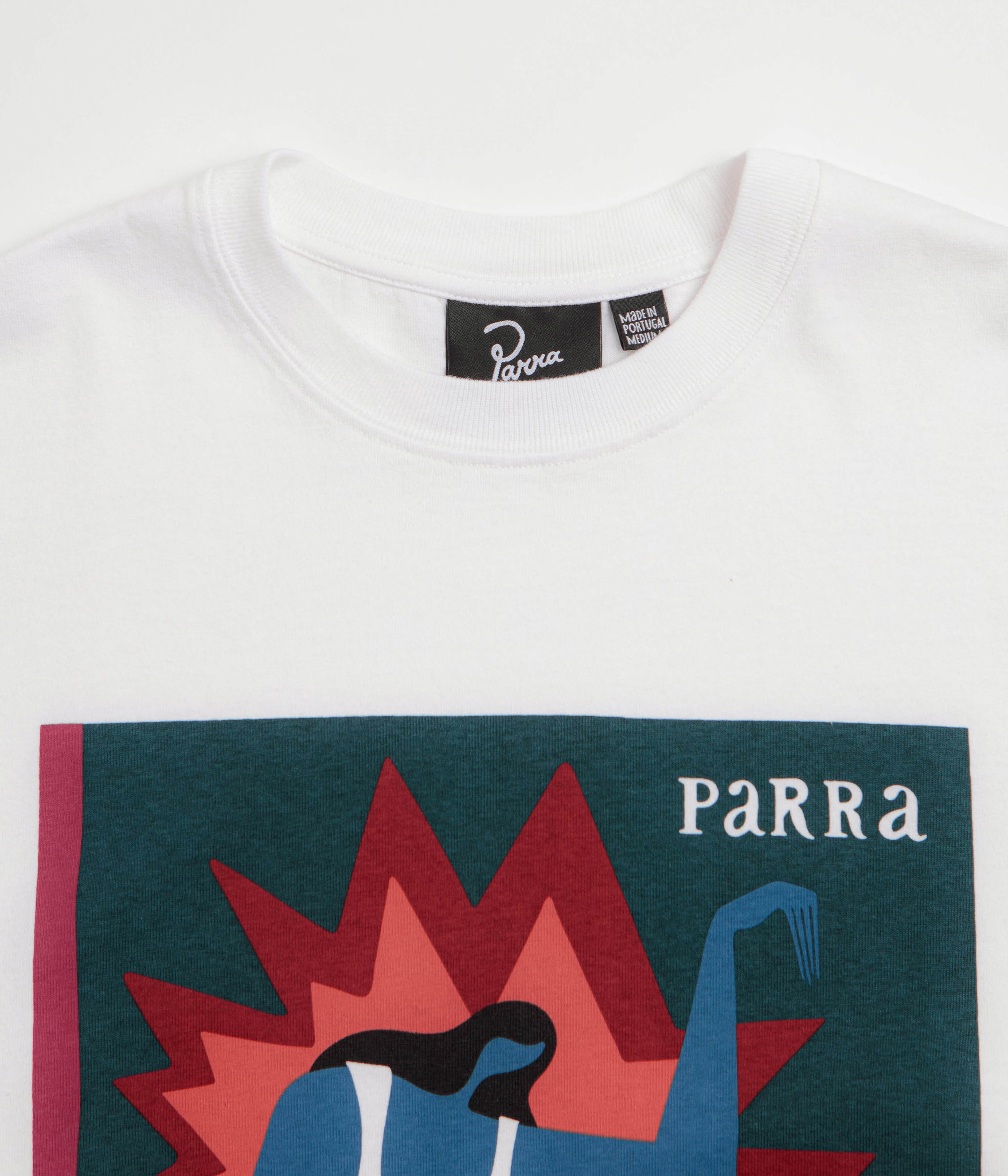 by Parra Baseketball T-Shirt - White