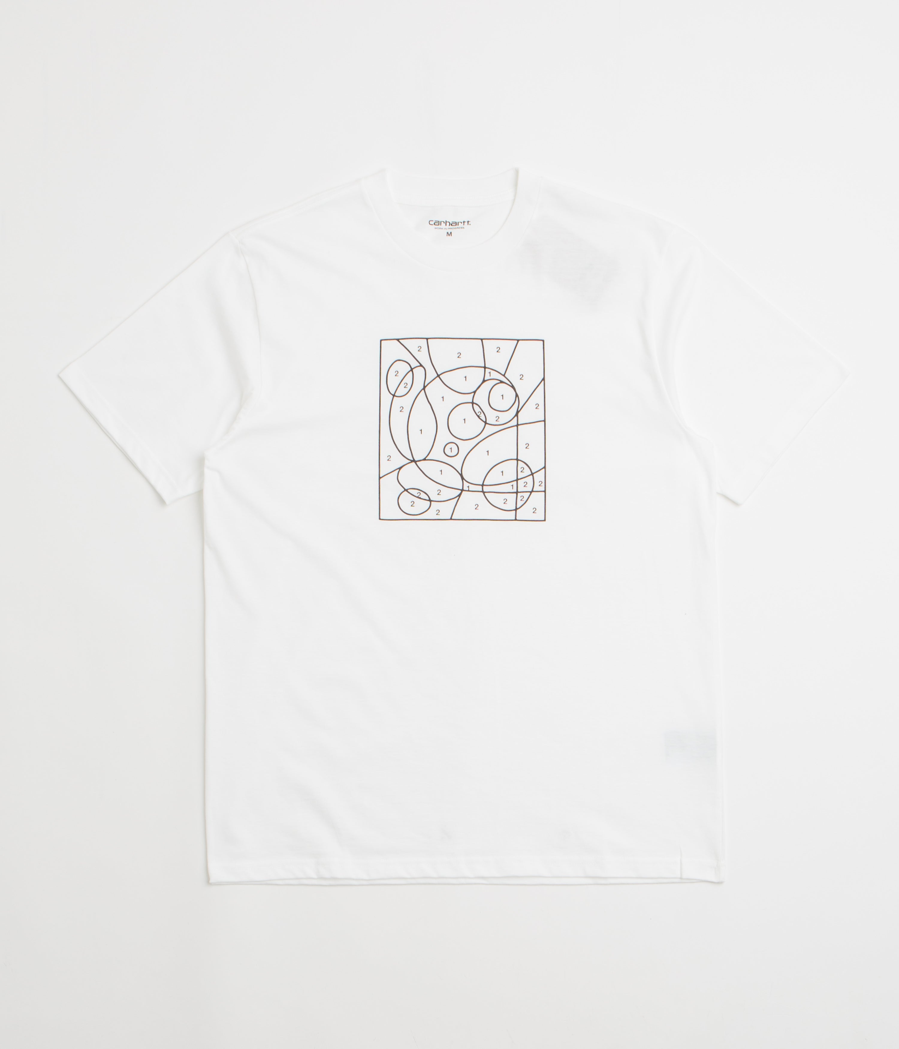 Carhartt By The Numbers T-Shirt - White / Black