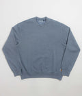 Carhartt Caspian Crewneck Sweatshirt - Shady Blue Heather