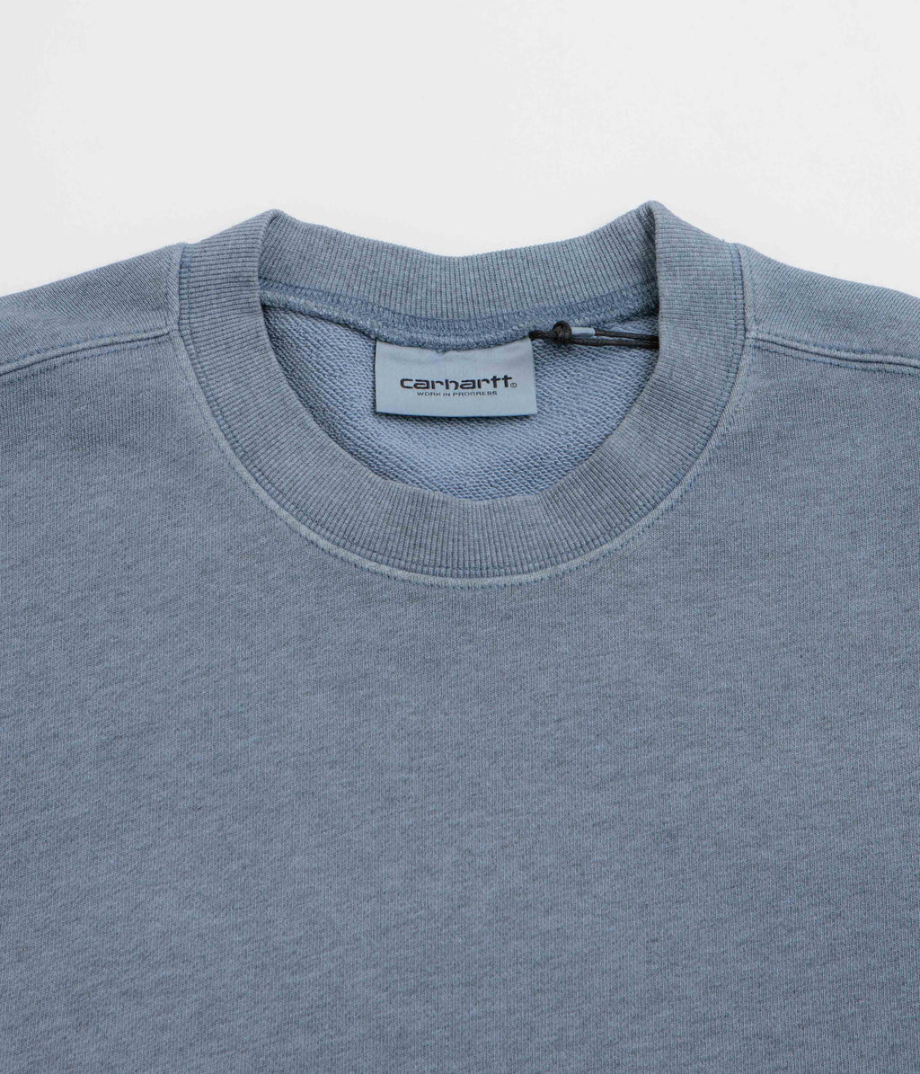 Carhartt Caspian Crewneck Sweatshirt - Shady Blue Heather