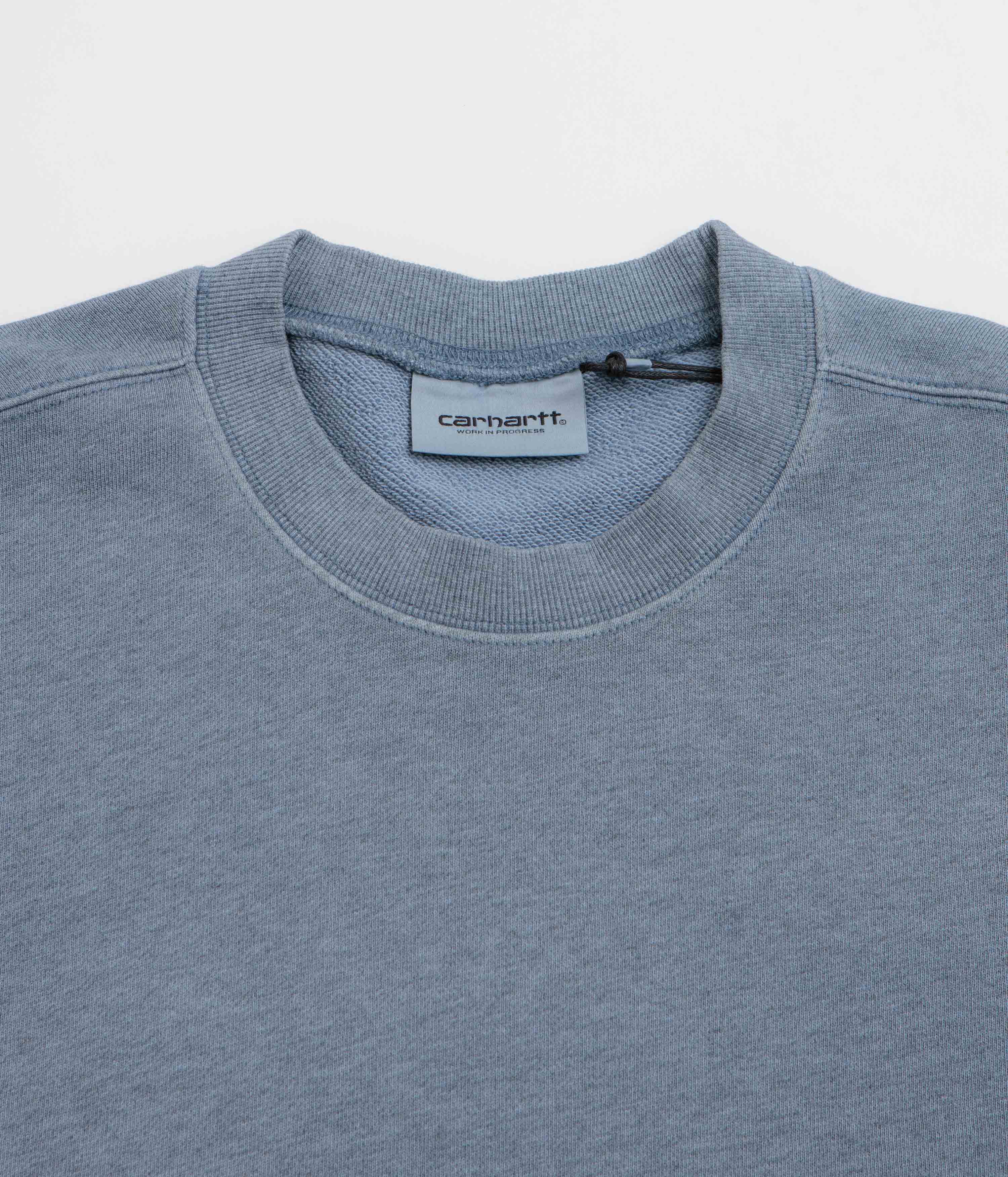 Carhartt Caspian Crewneck Sweatshirt - Shady Blue Heather