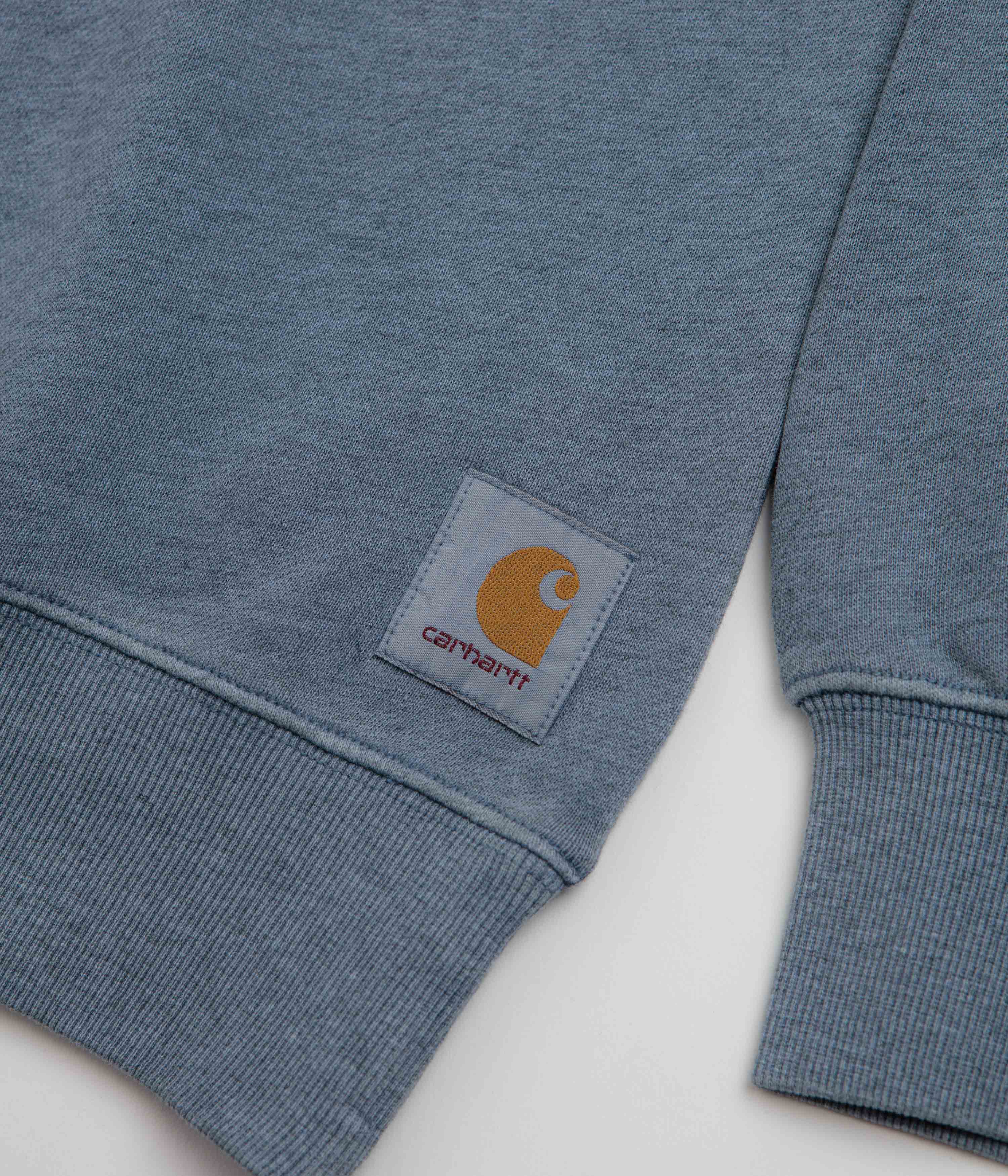 Carhartt Caspian Crewneck Sweatshirt - Shady Blue Heather