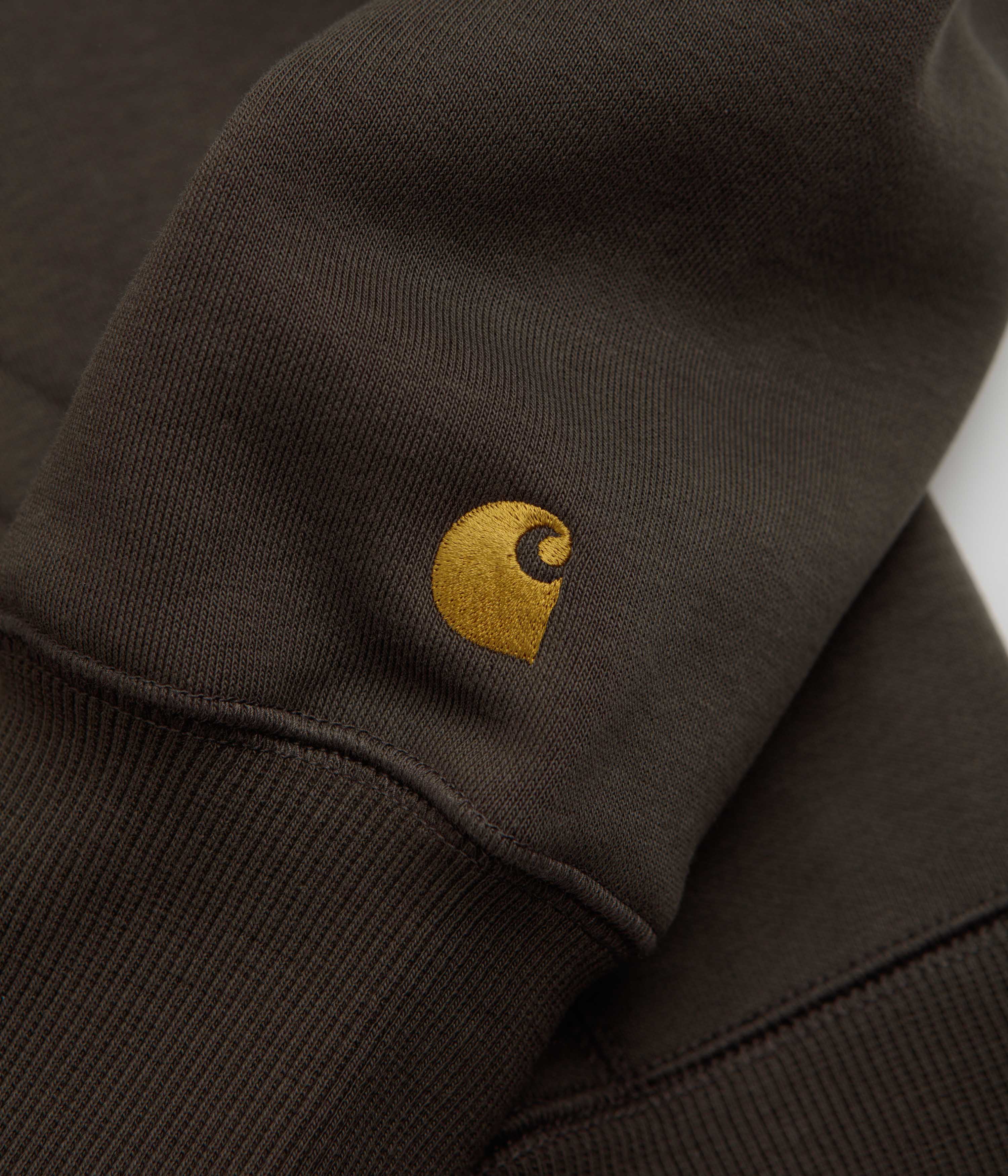 Carhartt Chase Hoodie - Shungite / Gold