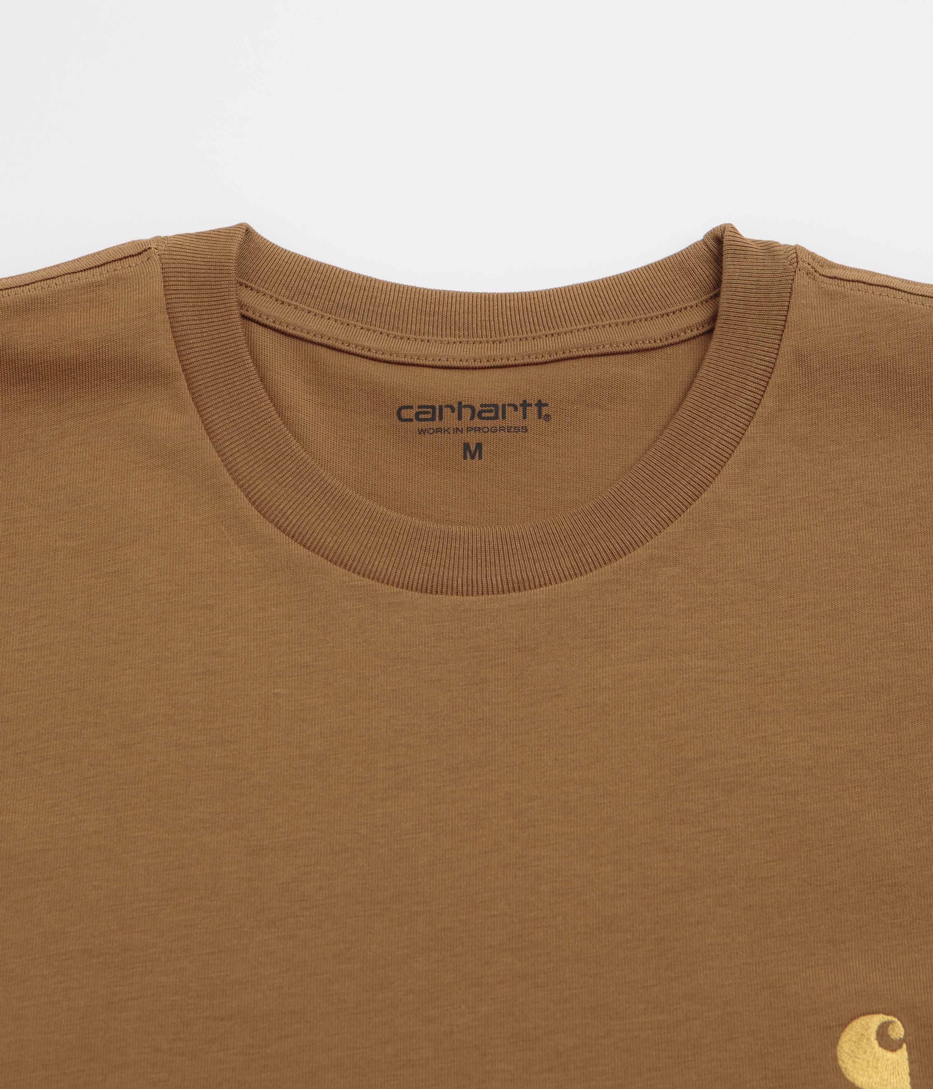 Carhartt Chase T-Shirt - Hamilton Brown / Gold
