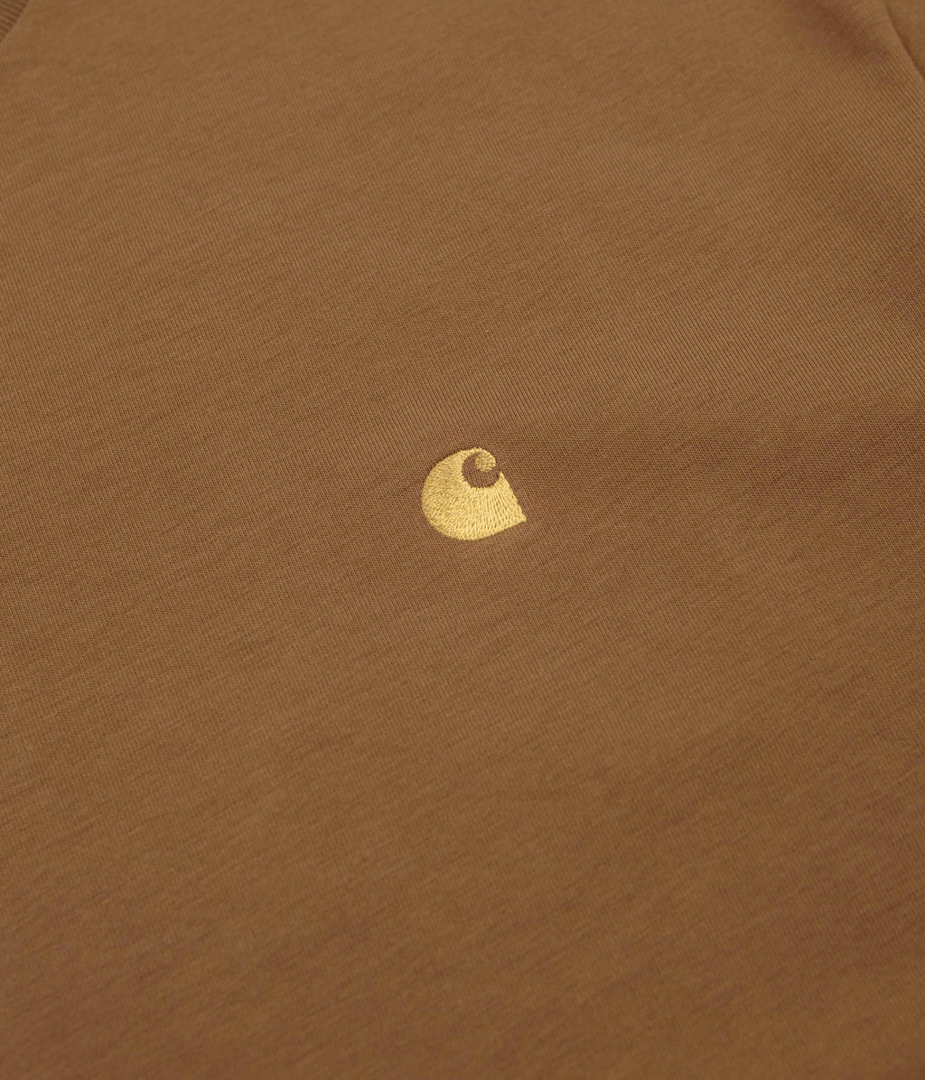 Carhartt Chase T-Shirt - Hamilton Brown / Gold