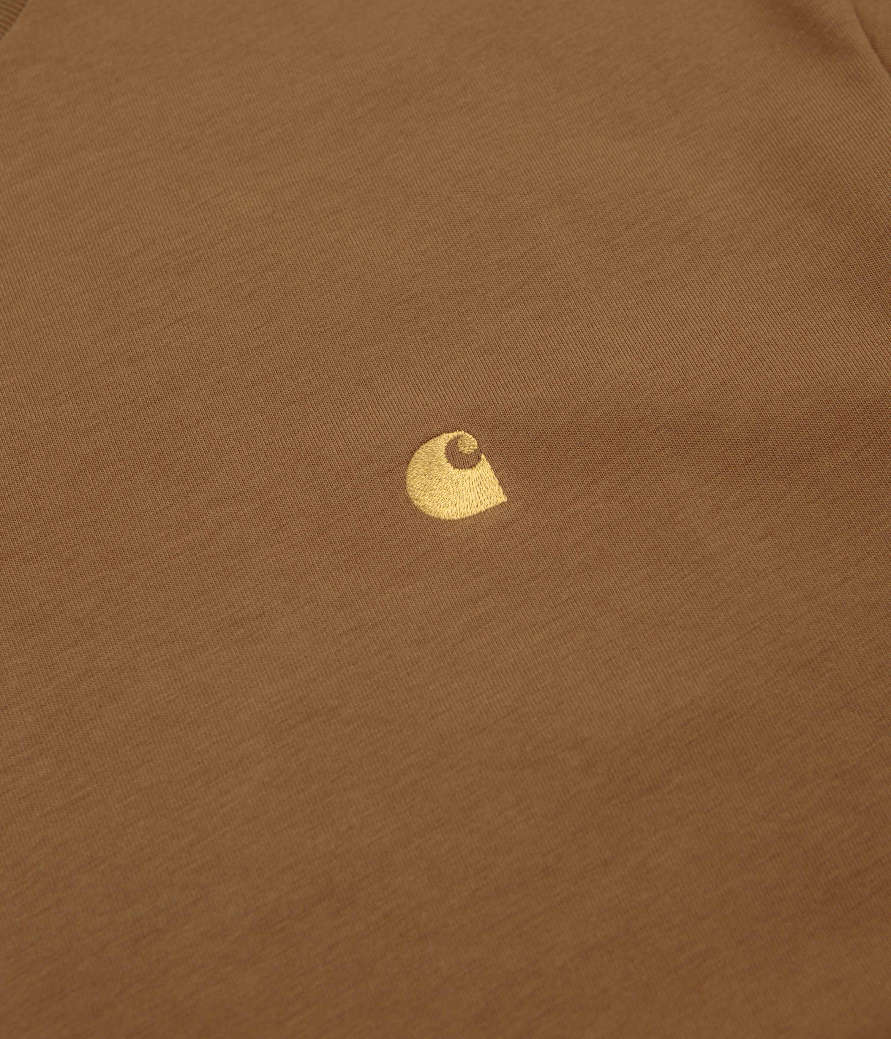 Carhartt Chase T-Shirt - Hamilton Brown / Gold