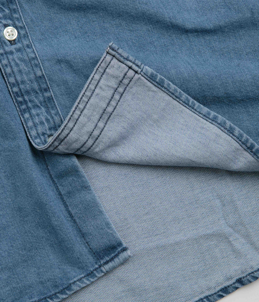 Carhartt Lucas Short Sleeve Shirt - Blue Stone Washed