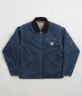 Carhartt OG Detroit Jacket - Blue / Dark Navy Stone Washed