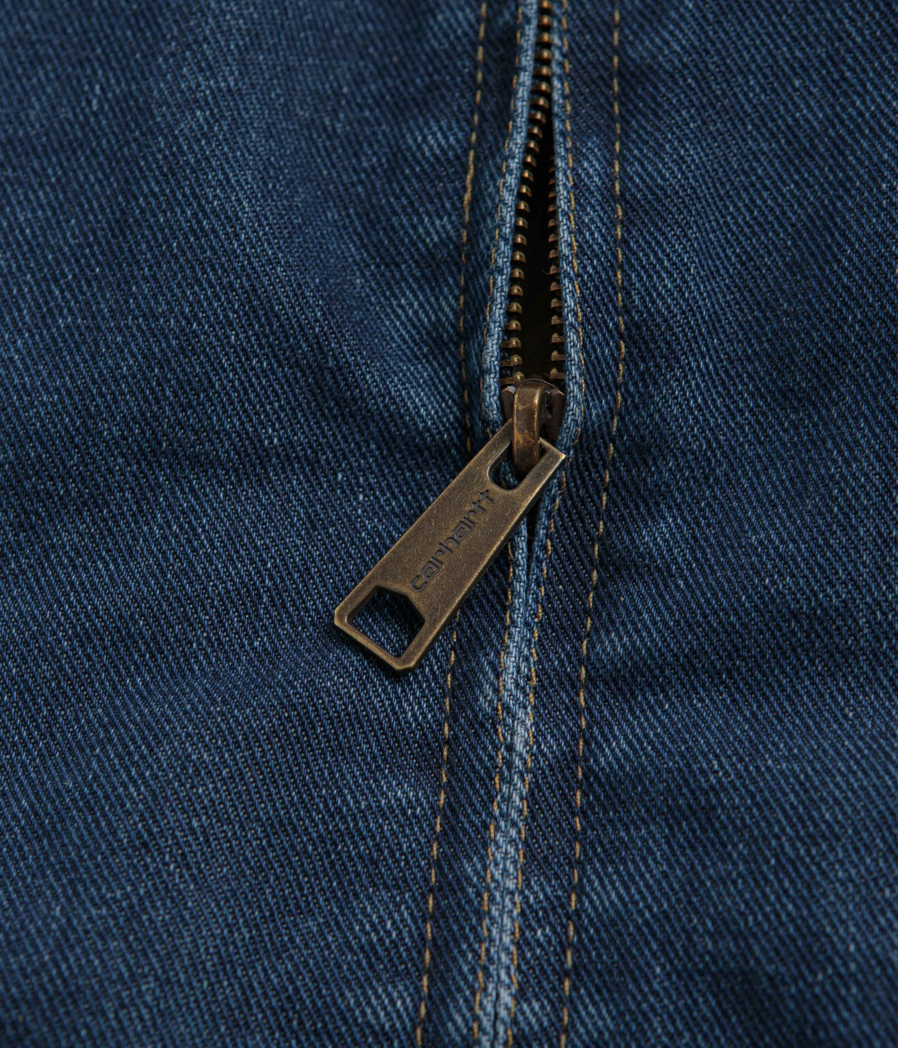 Carhartt OG Detroit Jacket - Blue / Dark Navy Stone Washed