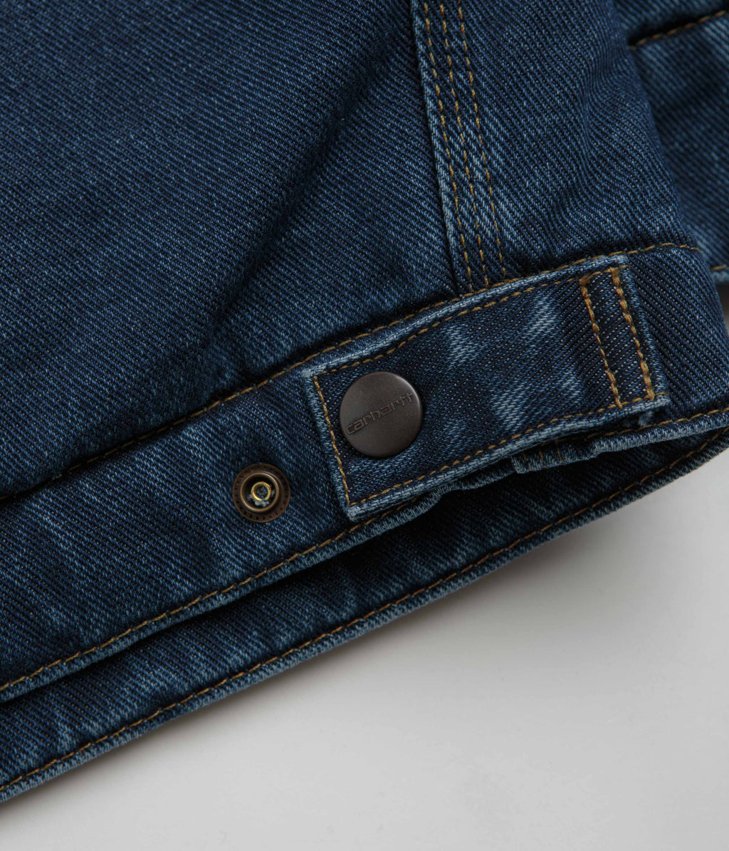 Carhartt OG Detroit Jacket - Blue / Dark Navy Stone Washed