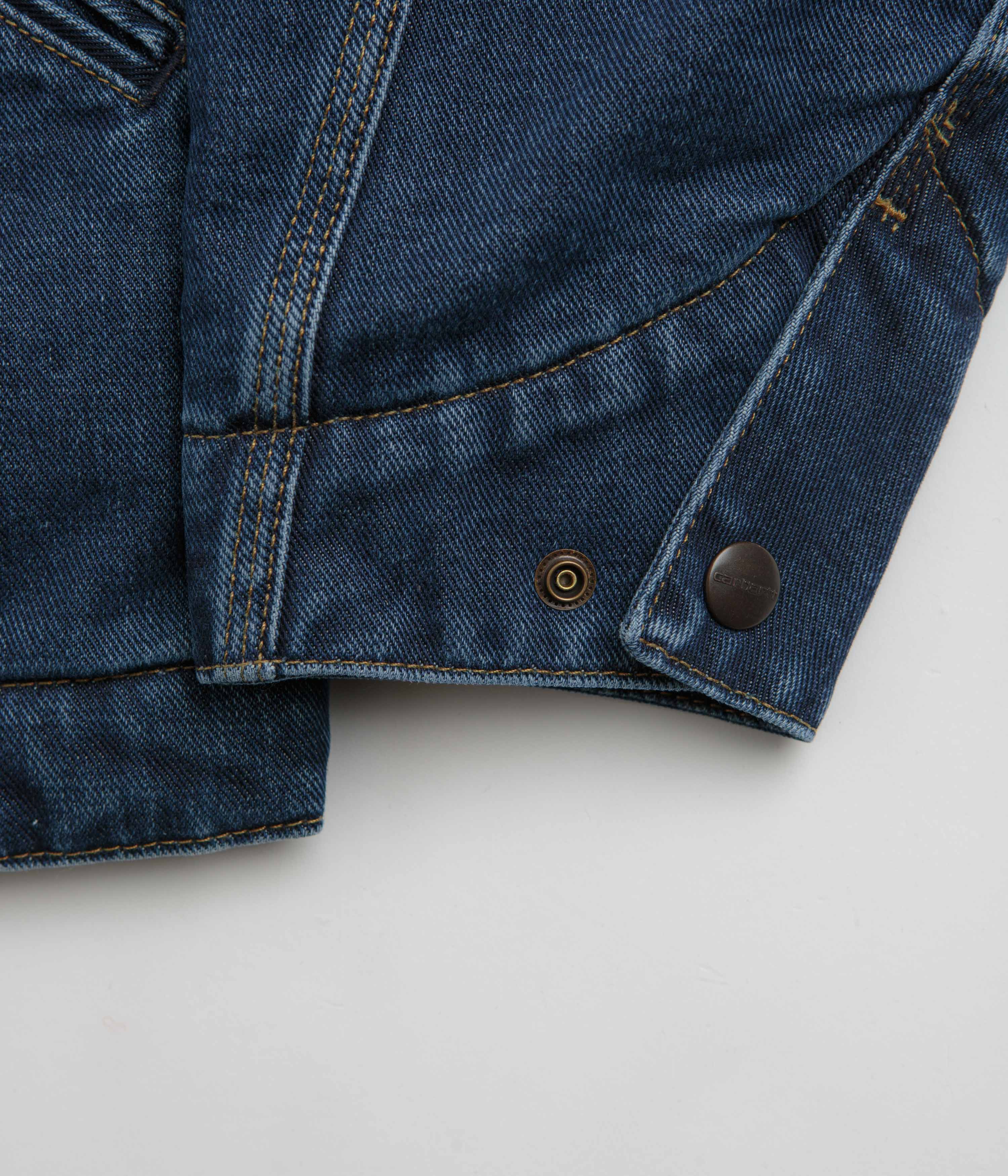 Carhartt OG Detroit Jacket - Blue / Dark Navy Stone Washed