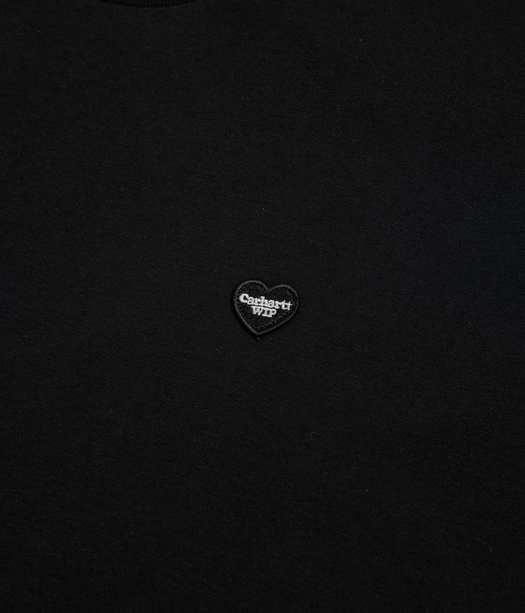 Carhartt Small Heart T-Shirt - Black / Black