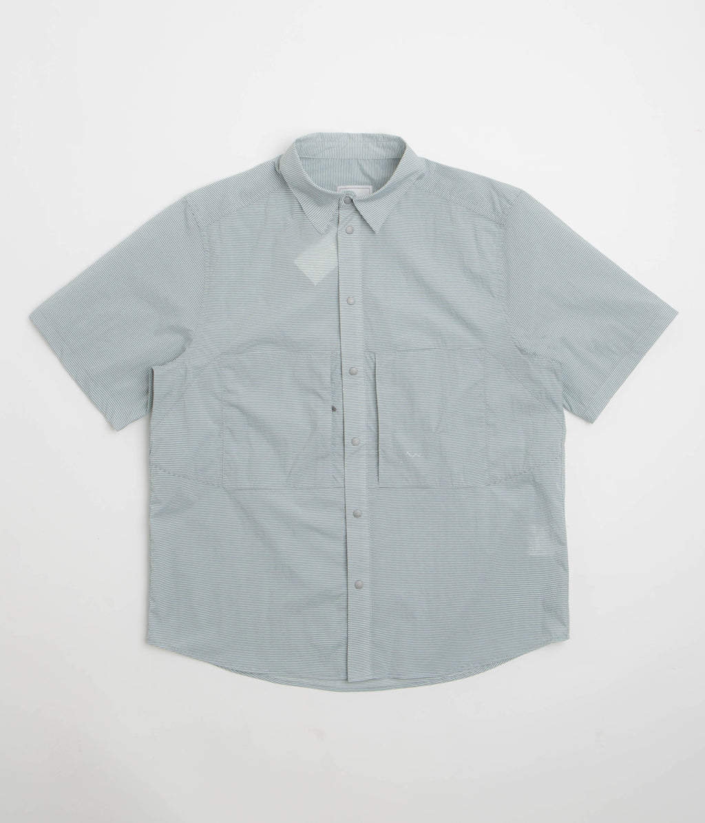 Cayl CHK 2Pocket Short Sleeve Shirt - Light Grey