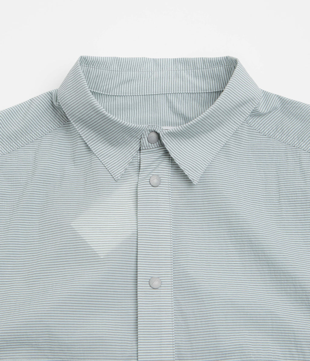 Cayl CHK 2Pocket Short Sleeve Shirt - Light Grey