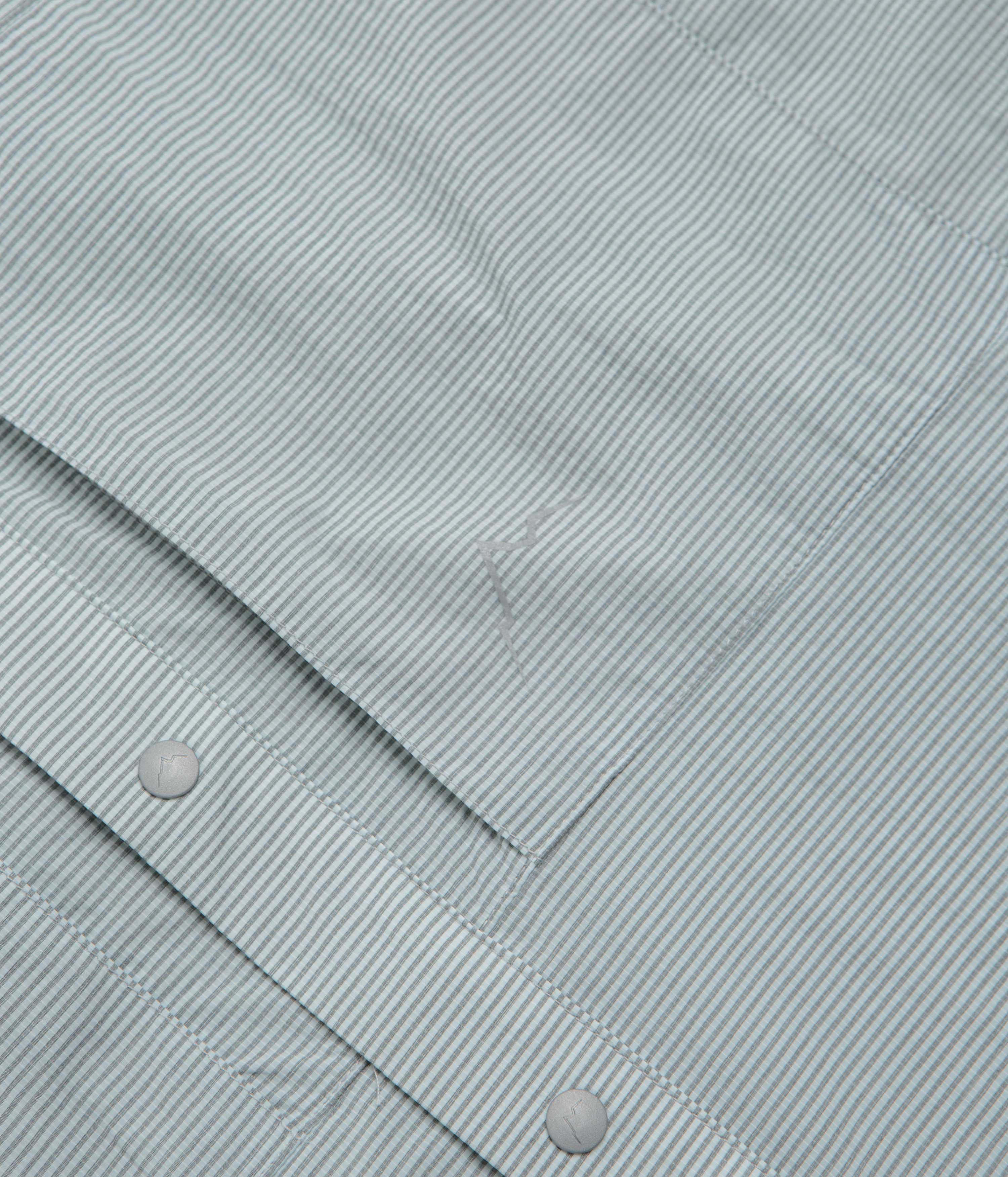 Cayl CHK 2Pocket Short Sleeve Shirt - Light Grey