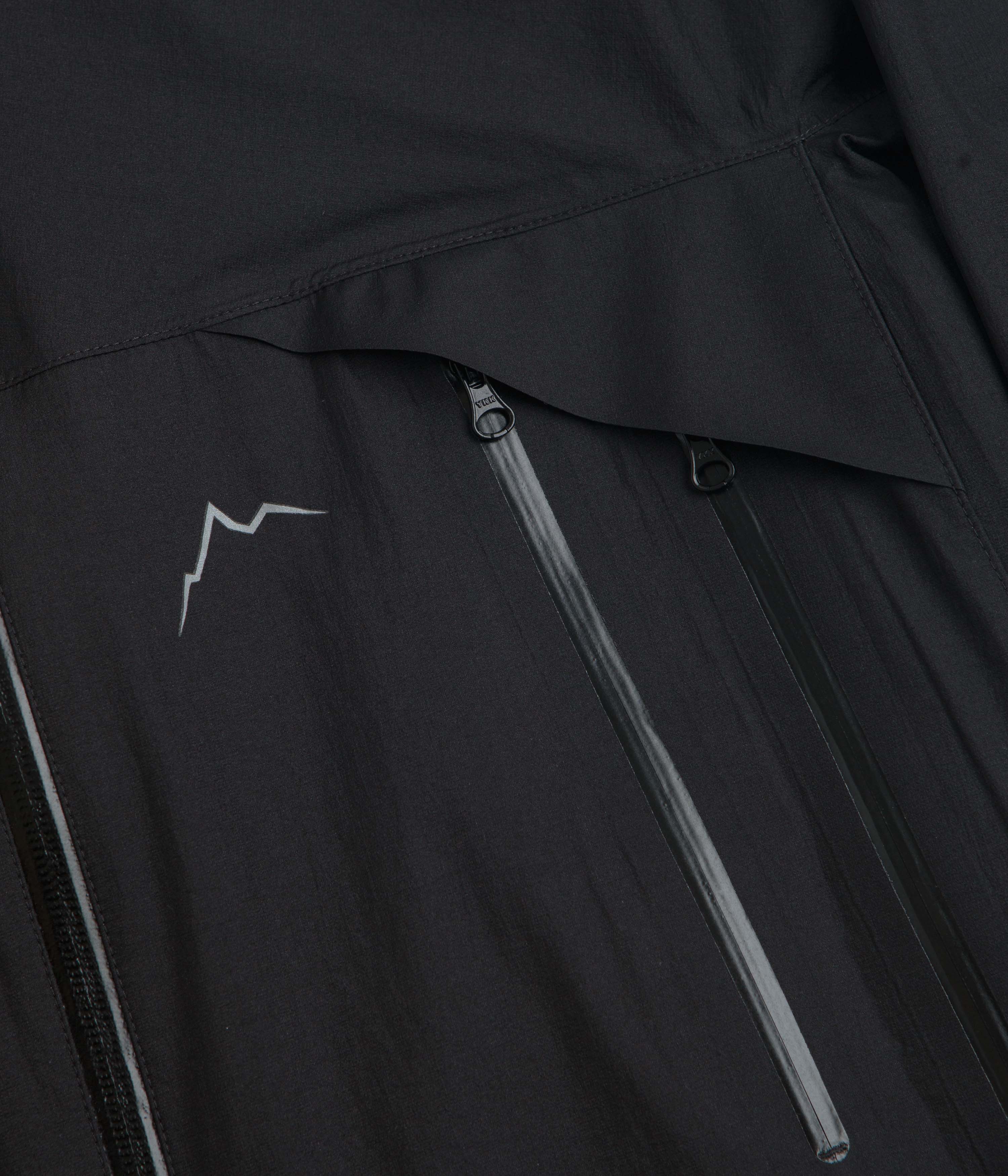 Cayl Light 3L Double Zip Jacket - Black