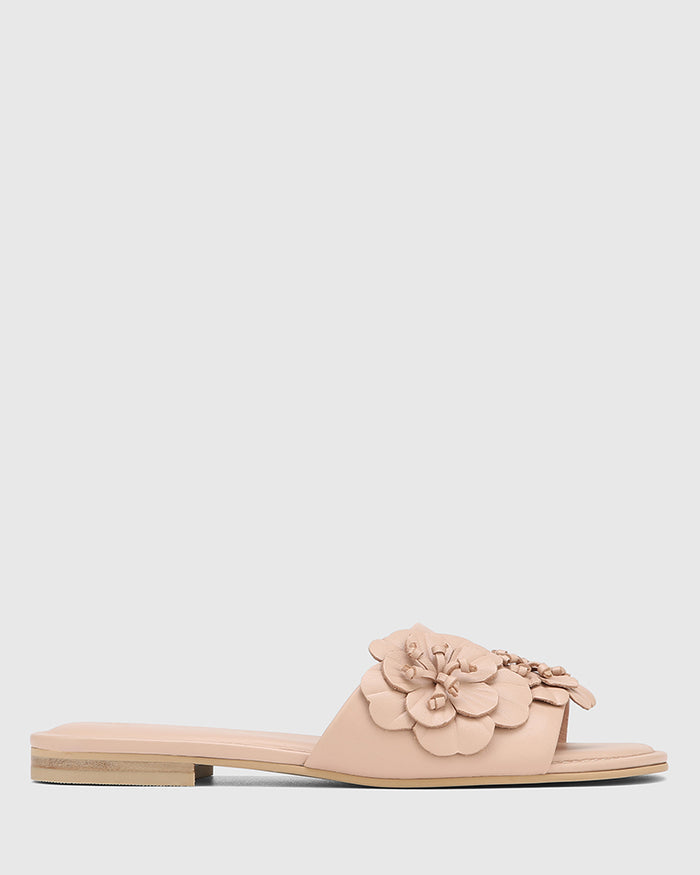 Coco Ballet Pink Leather Slide