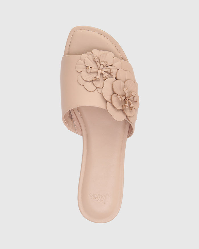 Coco Ballet Pink Leather Slide