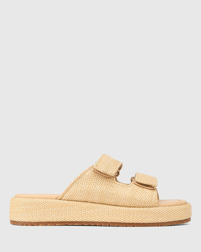 Codi Natural Woven Textile Flatform