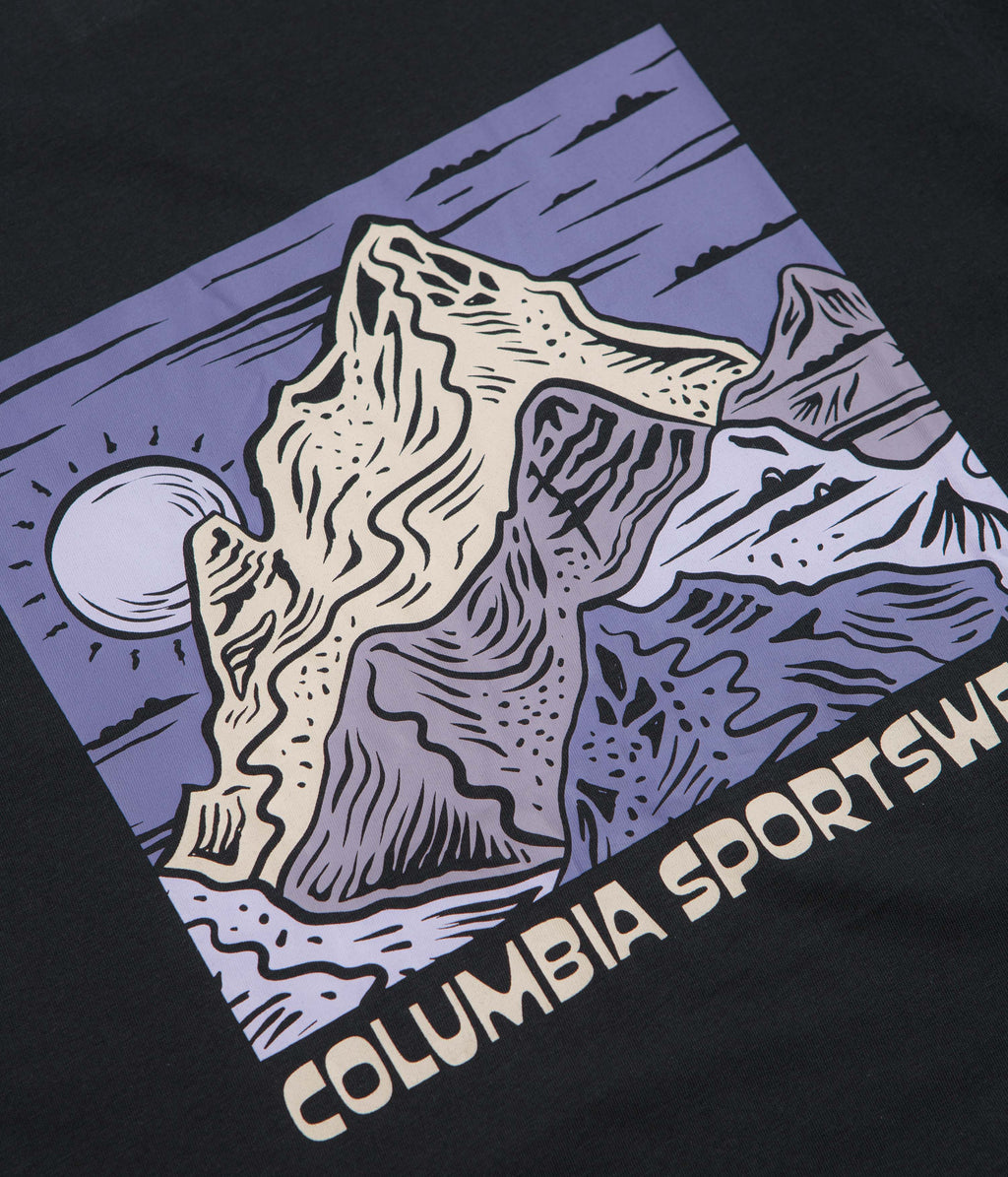 Columbia CSC Outdoor Back Graphic T-Shirt - Black / Sunscape