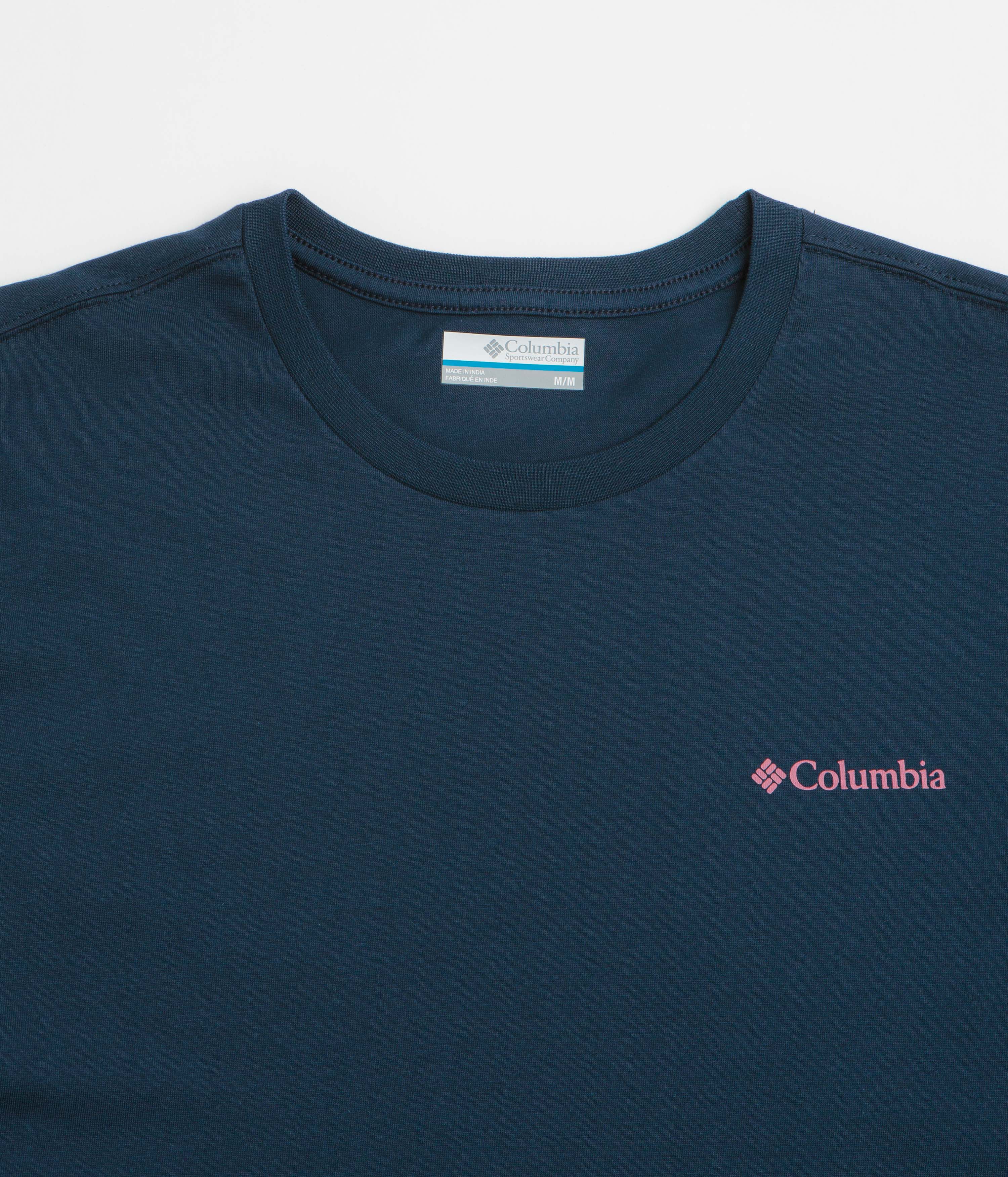 Columbia CSC Outdoor Back Graphic T-Shirt - Collegiate Navy / Sunscape