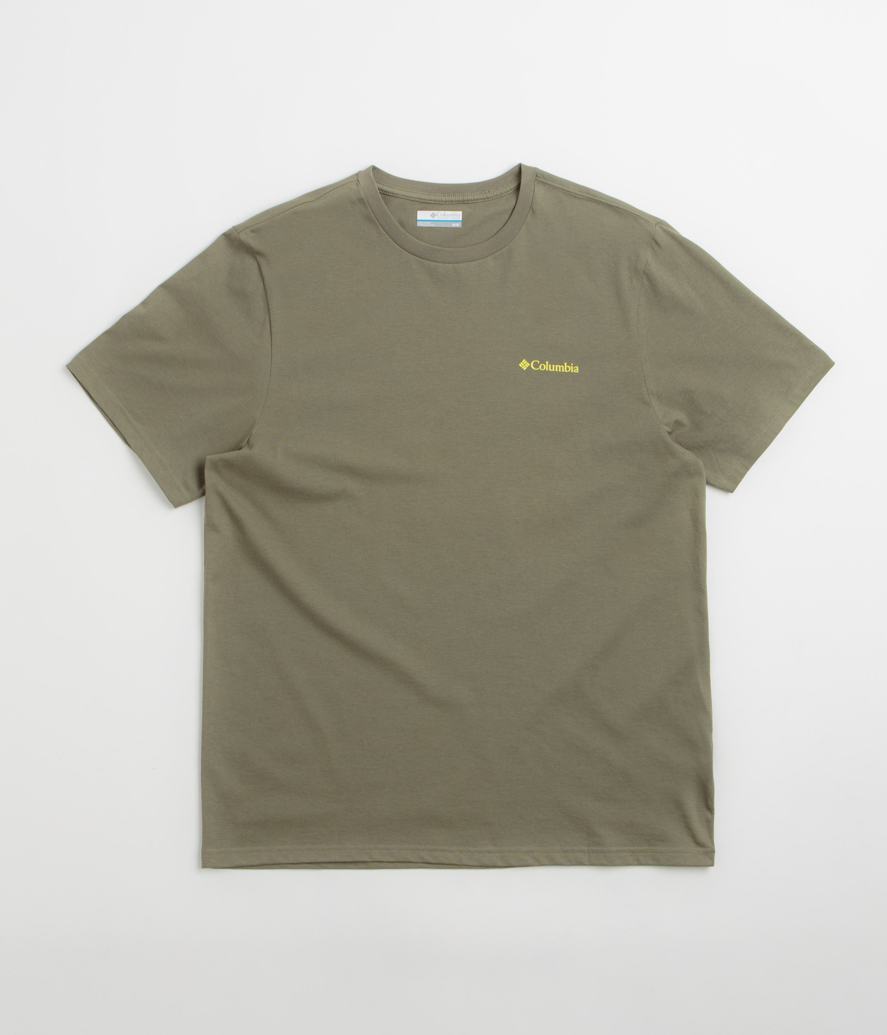 Columbia CSC Outdoor Back Graphic T-Shirt - Stone Green / Shining Sandscape