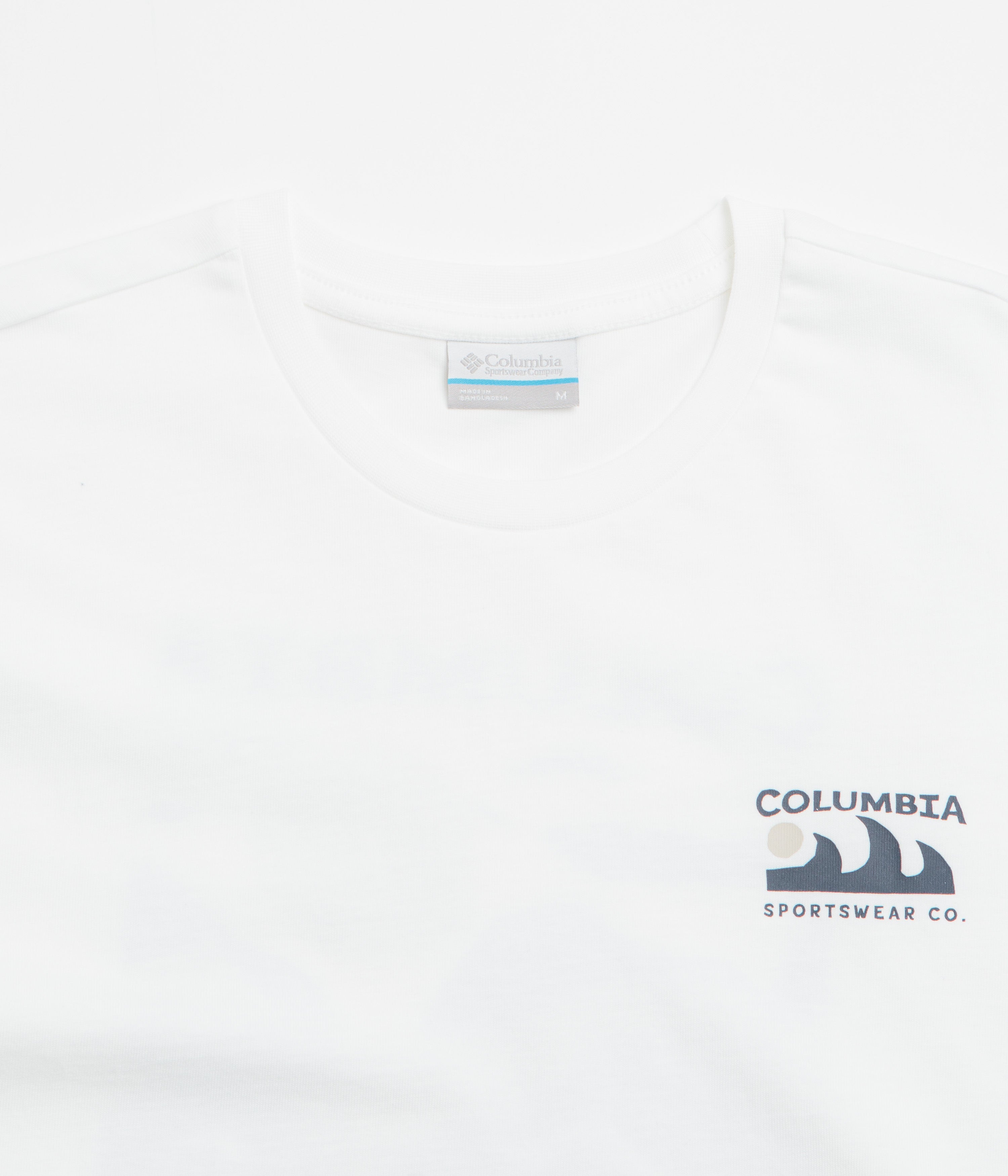 Columbia Explorers Canyon Back T-Shirt - White / Peaks and Waves