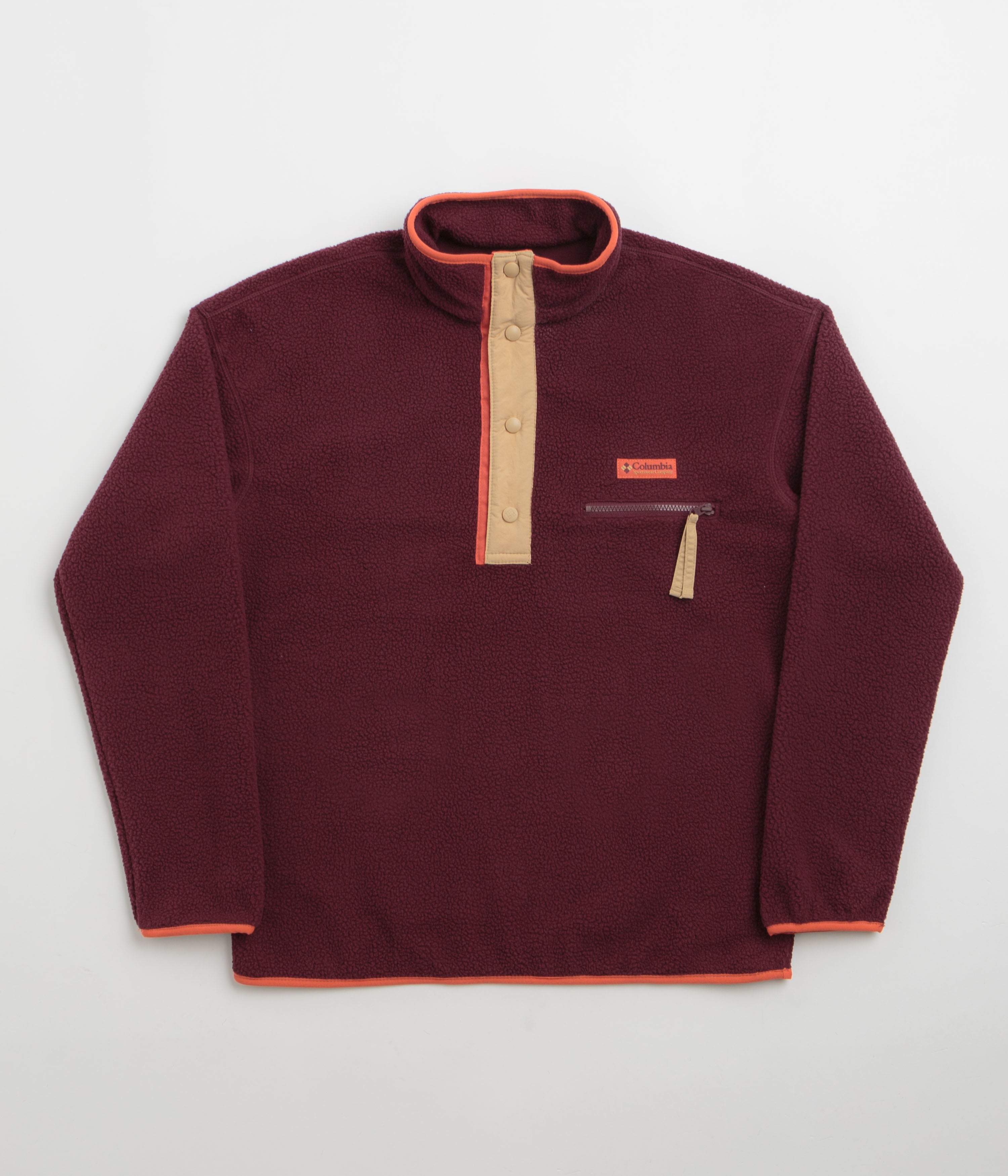 Columbia Helvetia II Half Snap Fleece - Rich Wine