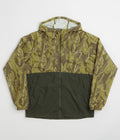 Columbia Spire Valley Printed Windbreaker Jacket - Mossy Green Treebark / Greenscape