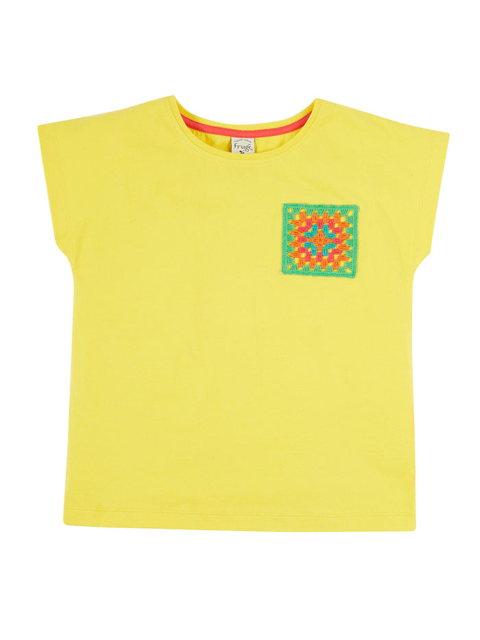 Crochet Pocket T-Shirt