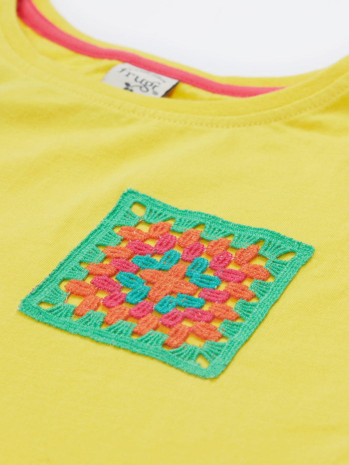 Crochet Pocket T-Shirt