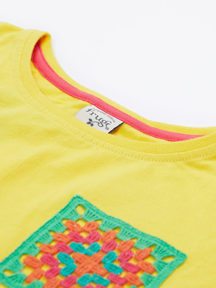 Crochet Pocket T-Shirt