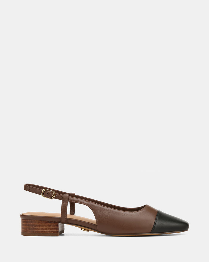 Dame Syrup Leather Slingback