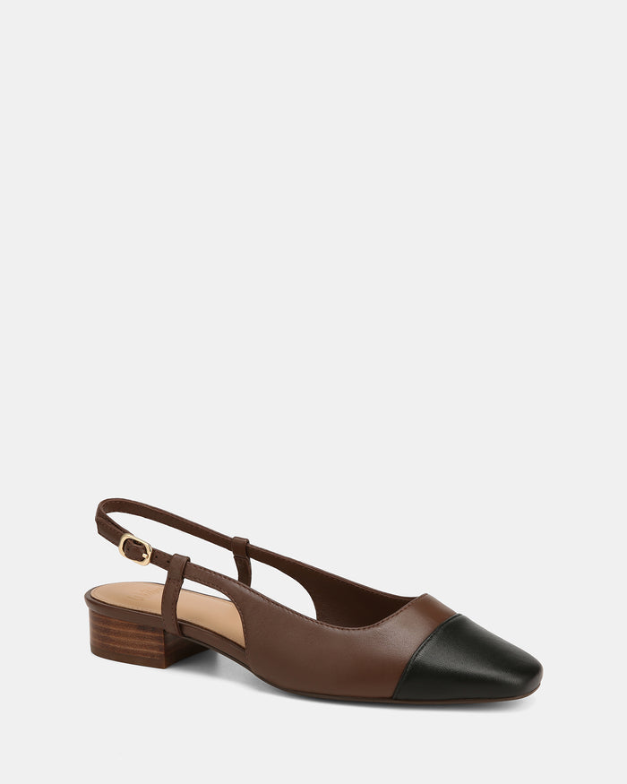 Dame Syrup Leather Slingback