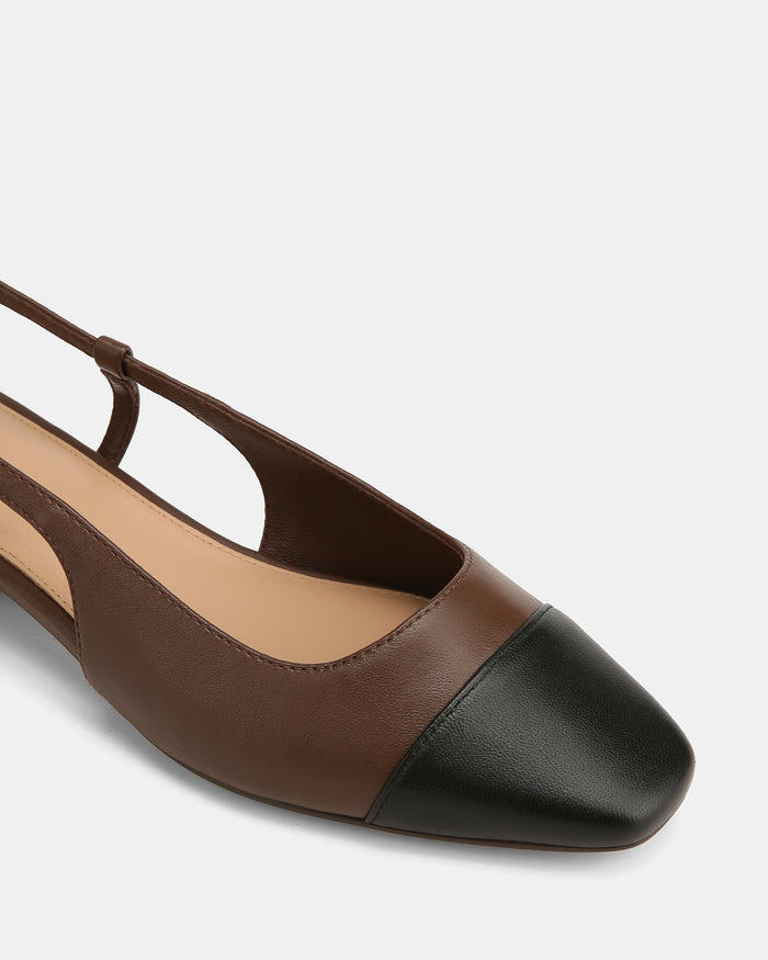 Dame Syrup Leather Slingback