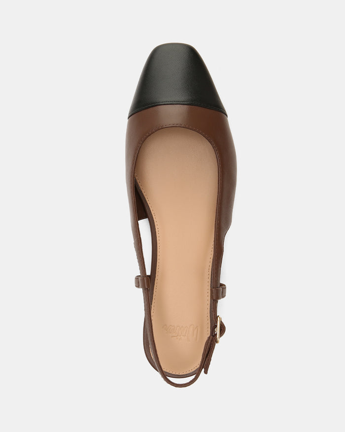 Dame Syrup Leather Slingback