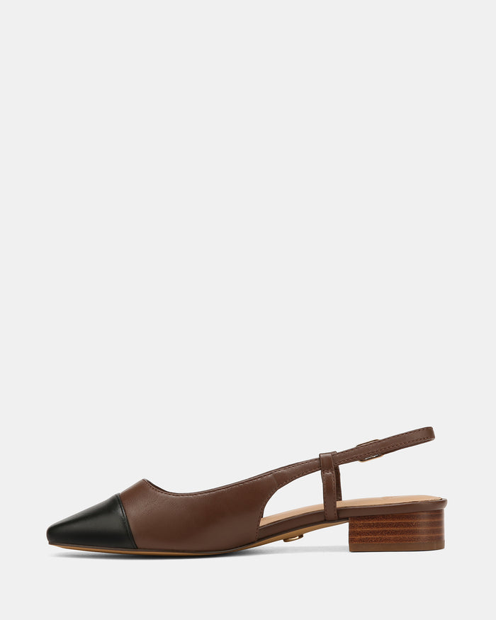 Dame Syrup Leather Slingback