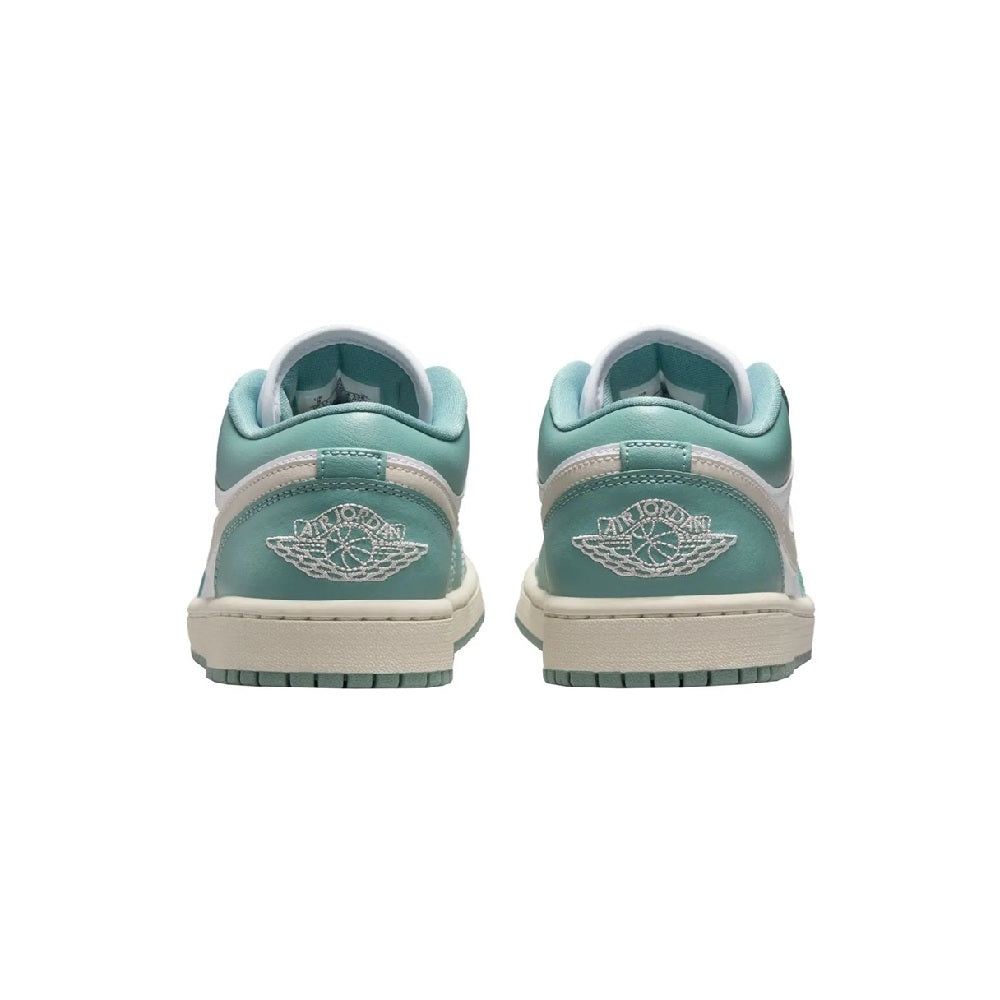 Women's Jordan 1 Low White/Lt Orewood Brn-Cannon (DC0774 138)