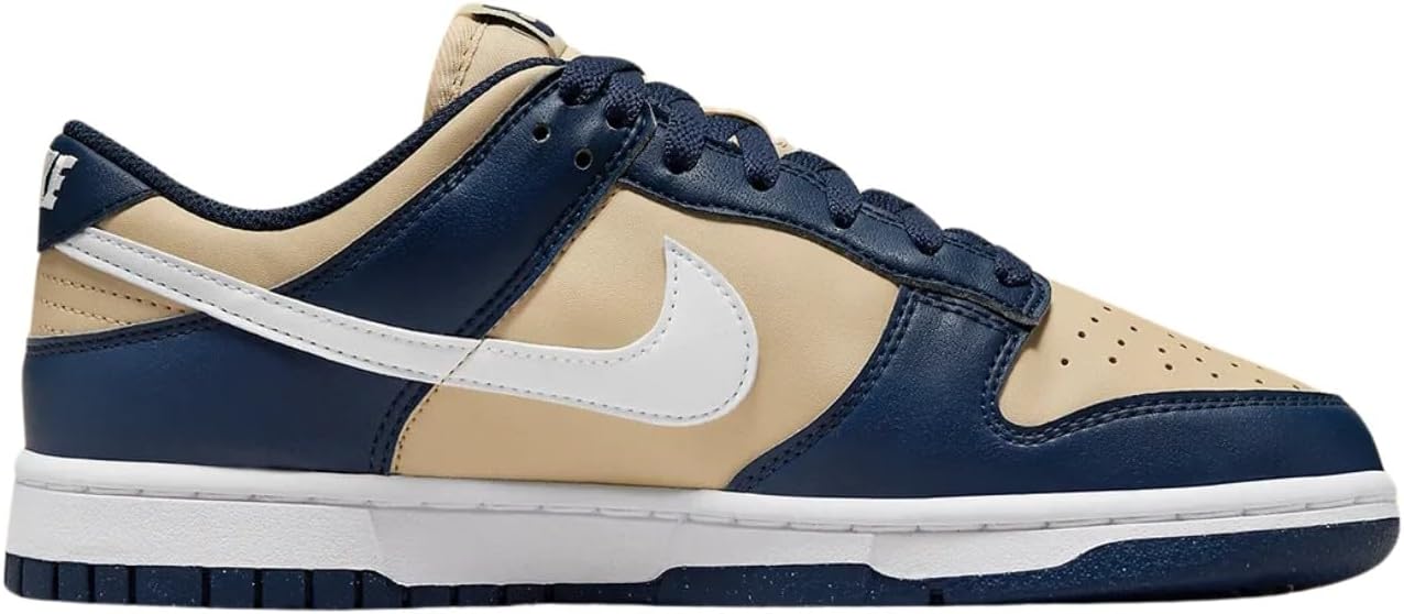 Women's Nike Dunk Low Next Nature Midnight Nvy/Wht-Team Gld (DD1873 401)