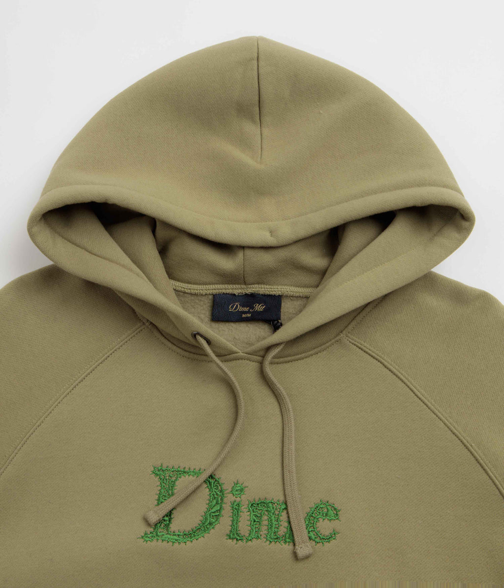 Dime Classic Spiked Hoodie - Military Olive